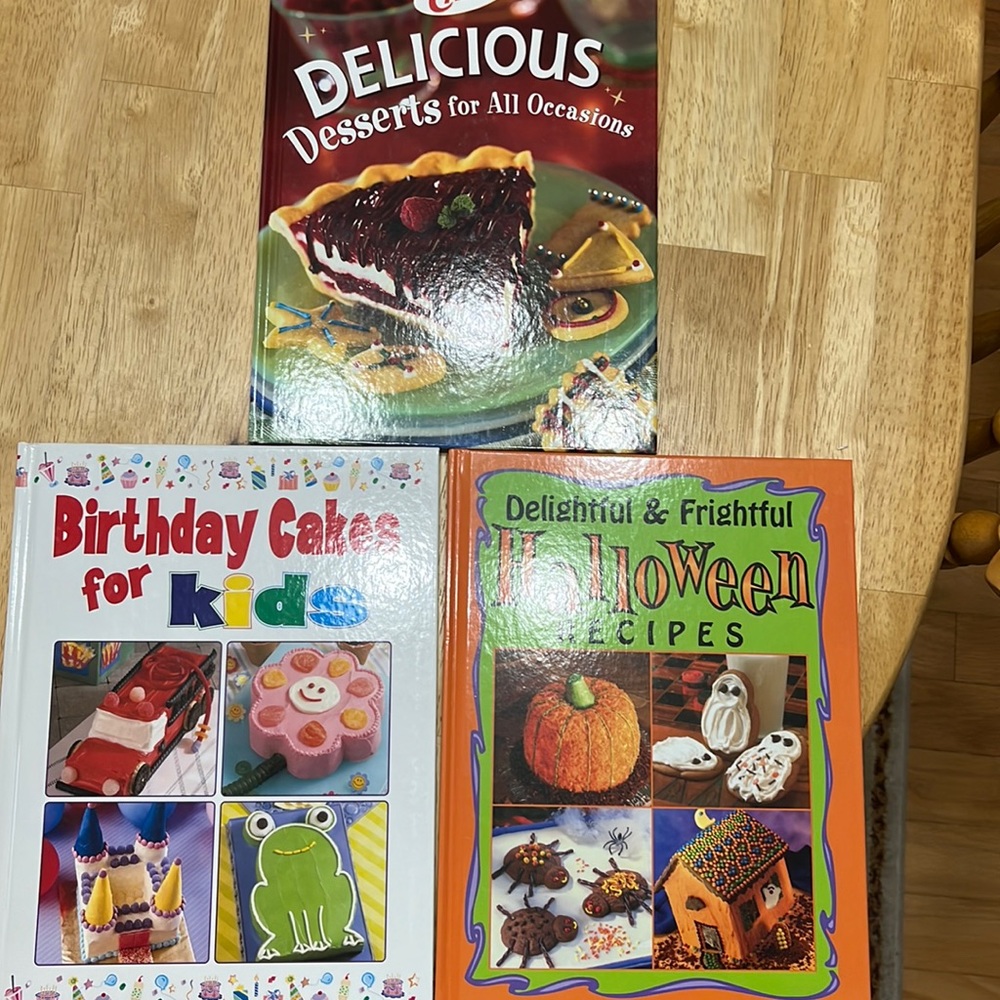 Three Like New Cookbooks